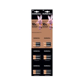 Pilha Duracell Alcalina Pequena AA Cartela 12 Peças