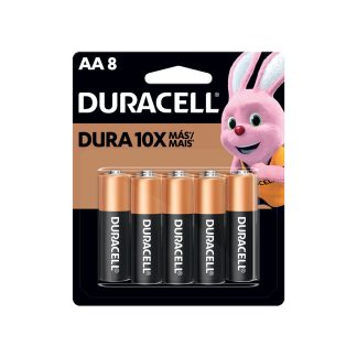 Pilha Duracell Alcalina Pequena AA Cartela 8 Peças