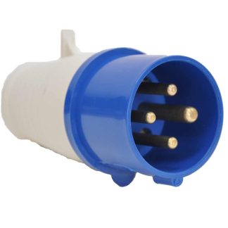 Pino 3 Polos+Terra JNG 220V 32A Azul