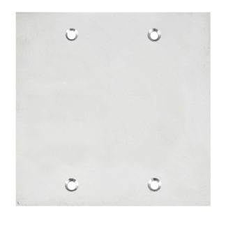 Placa Piso INOX 4X4 Cega PI4400