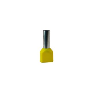 Pre-Isolado Sforplast Ilhos Duplo 6,0mm Amarelo com 100 Peças