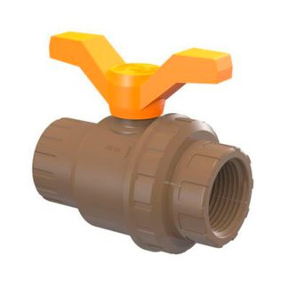Registro Esfera PVC Tigre com União 1" Rosca Rosca