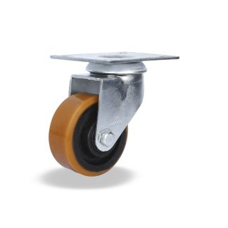 Rodizio para Carrinho Colson Ferro Base Giratoria sem Trava 75mm