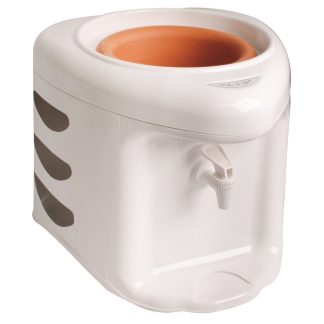 Suporte Plástico sem Galão com Cuba Barro Bika Branco 1