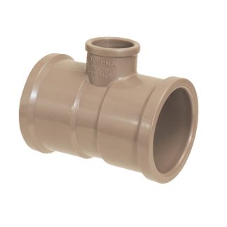 TEE Marrom Krona Liso Liso Liso Reducão 85MMX60mm 870