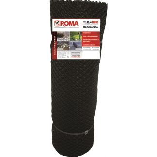 Tela Plástica Roma Pinteiro 4 1,5m X 50m Preta