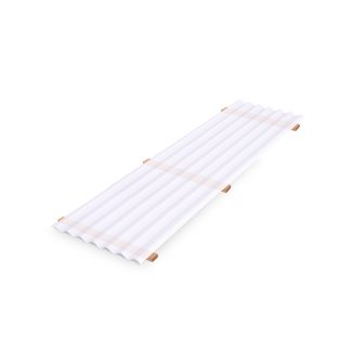 Telha Ondulada LUX PP Translucida 2,44X0,92X1,10mm 177
