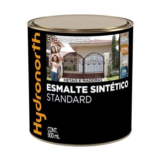 Tinta Esmalte Hydronorth Standard Brilhante para Metais e Madeiras 900ml Tabaco