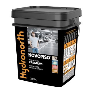 Tinta Hydronorth Novopiso Premium Piso 18L Fosco Branco Balde