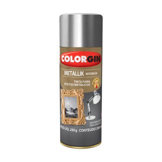Tinta Spray Colorgin Metalik Cromado 350ml 51
