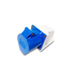 Tomada 3 Polos +Terra JNG 220V 32A Azul