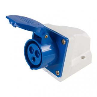Tomada Externa JNG 2 Polos +Terra 16A 220V Azul