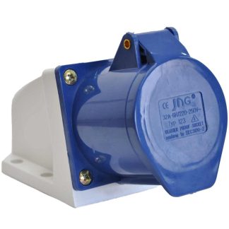 Tomada Externa JNG 2 Polos +Terra 32A 220V Azul