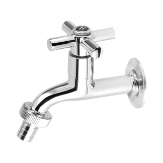 Torneira Metal Jardim Higiban 1130 Cromado 1/2E3/4 1/4V C34