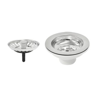 Válvula Americana Metal Tramontina 4.1/2" Economica com Arruela PVC