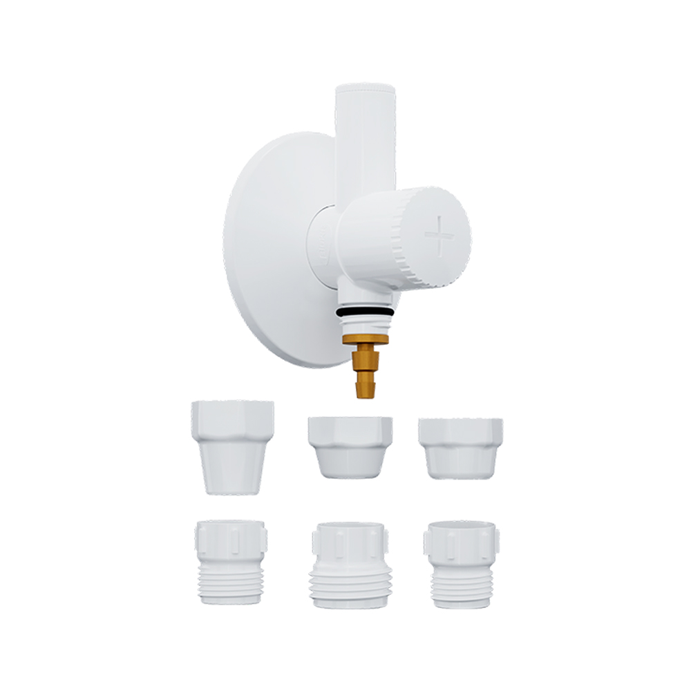 Adaptador para Filtro de Água Blukit 6EM1 com Registro Branco