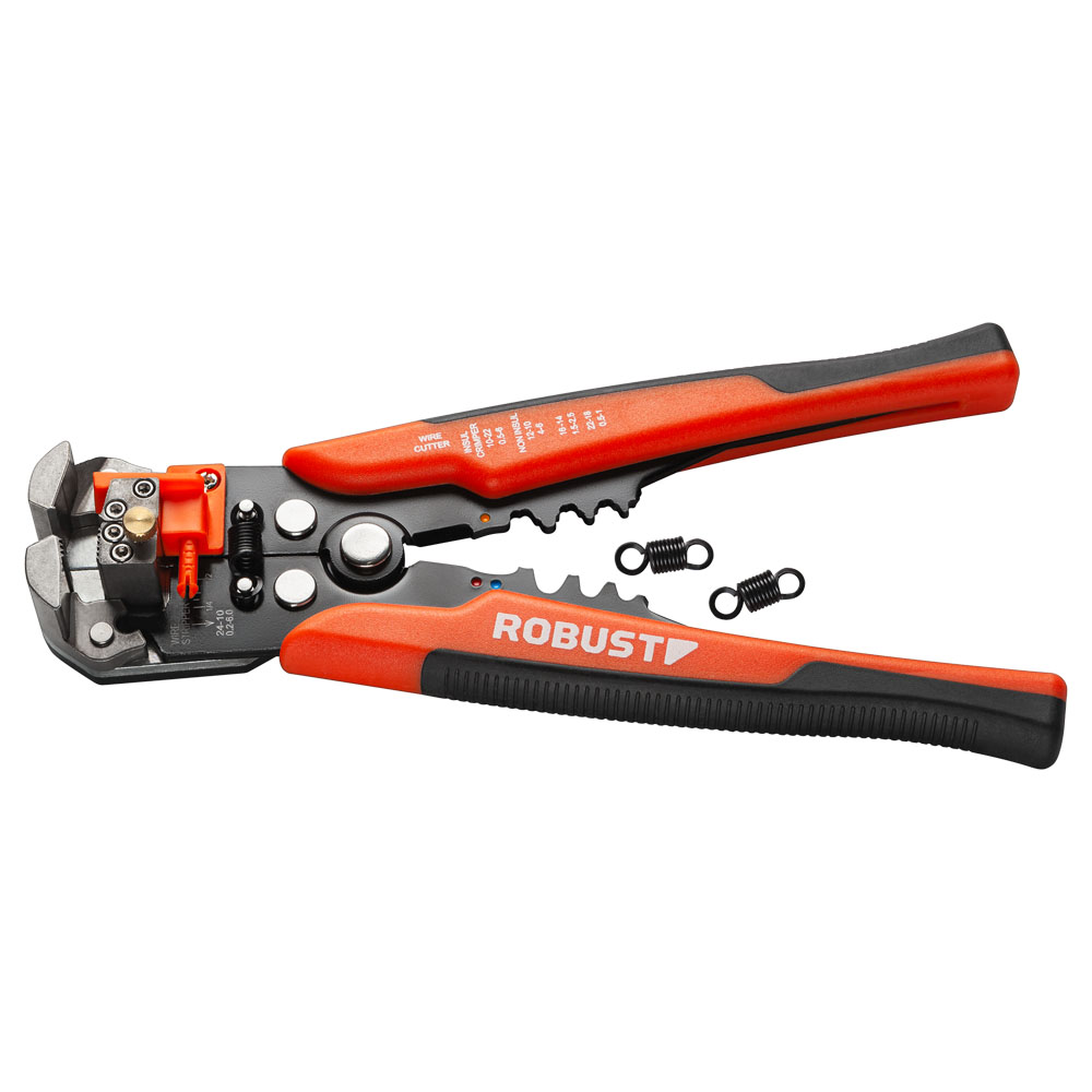 Alicate Descascador de Fio/Crimpar Robust 3X1 08"