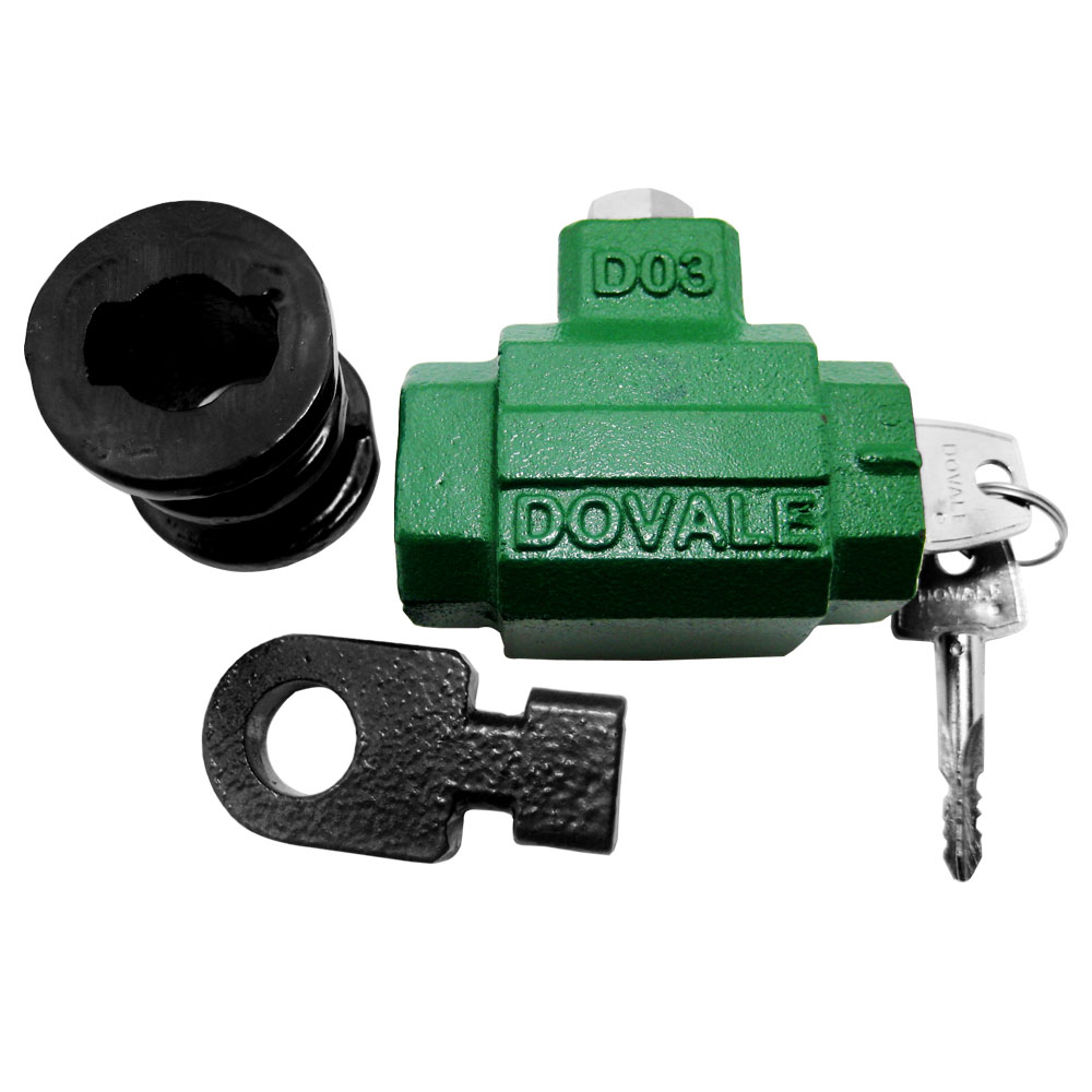 Cadeado para Porta de Aço Dovale King 3 Verde