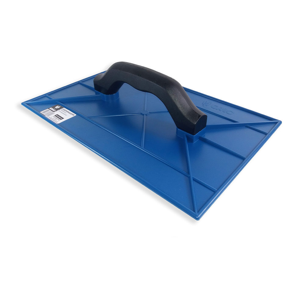 Desempenadeira PVC Galo 22X34 Corrugada Azul