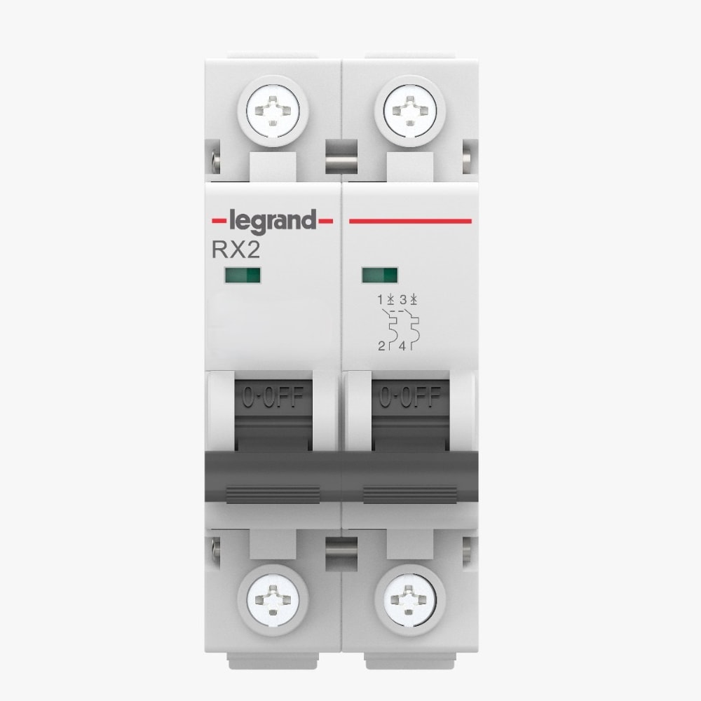 Disjuntor Legrand DIN Bipolar 20A 3KA Curva C RXD20C32