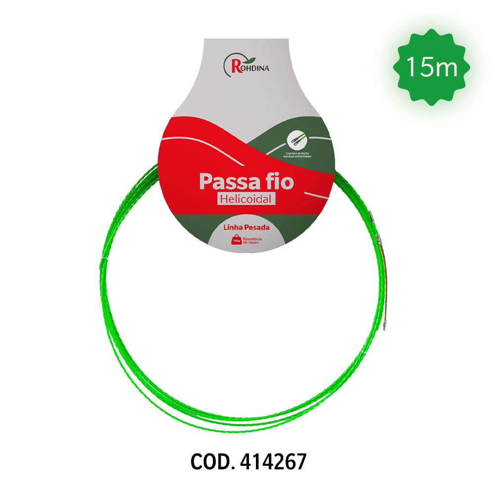 Passa FIO Helicoidal Rohdina 15m Pesada