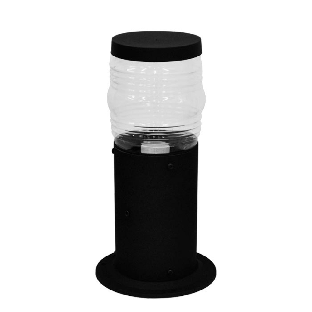 Poste Balizador Condulai PVC 30cm Preto POS 030 PT