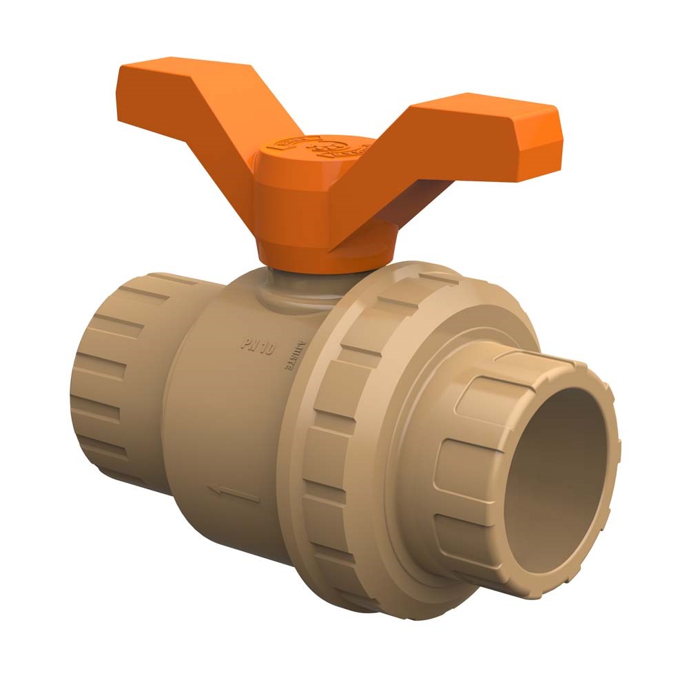 Registro Esfera PVC Tigre com União 32mm Liso Liso