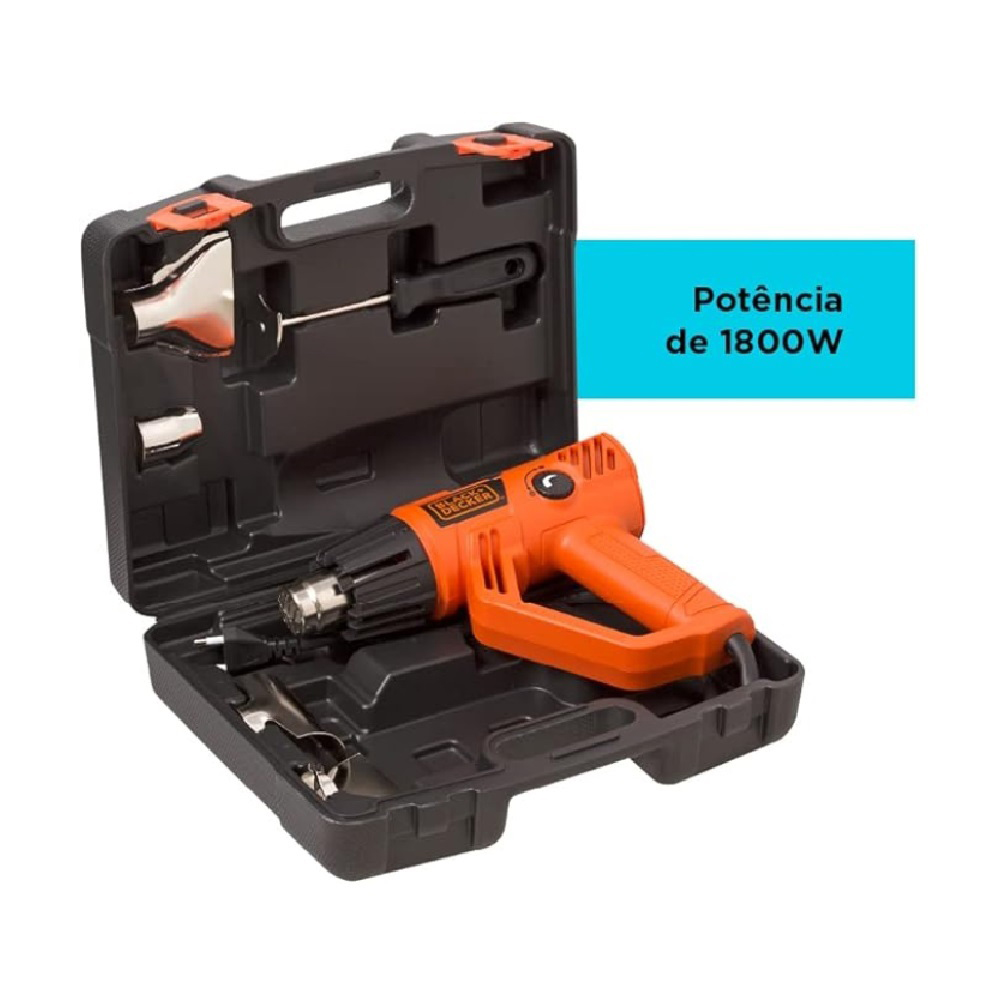 Soprador Térmico Black & Decker 1800W 220V com Maleta HG2000K-B2