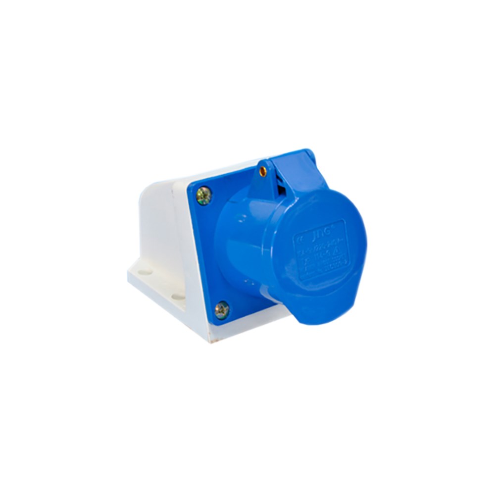 Tomada 3 Polos +Terra JNG 220V 16A Azul