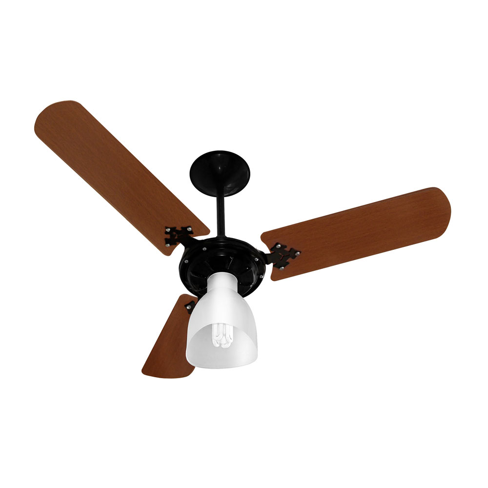 Ventilador Teto Ventidelta NEW Ligth 3 PAS Preto 220V
